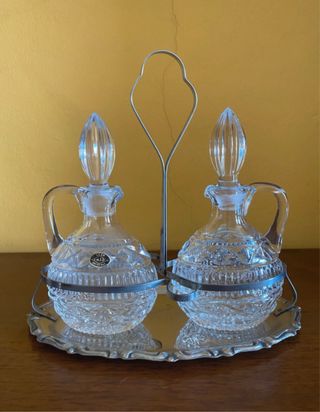 Set Oliera Vintage Cristallo