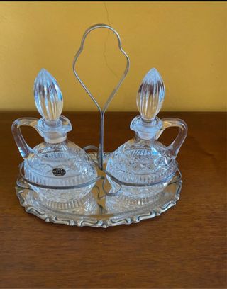 Set Oliera Vintage Cristallo