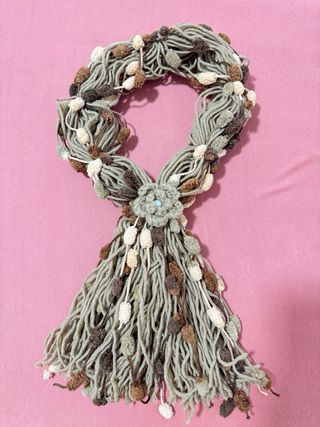 Bufanda artesanal hecha a mano