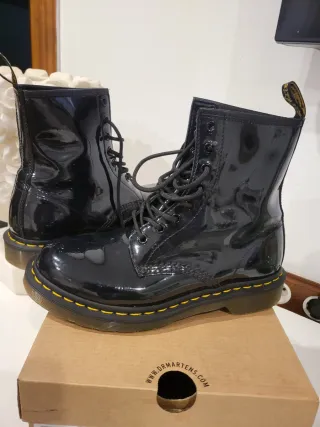 Botas Dr. Martens charol negras