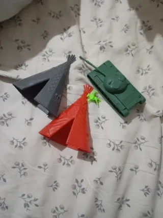 Set di soldatini in plastica giocattolo