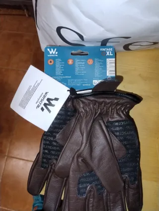 Guantes de moto Wayscral Talla XL Marrones