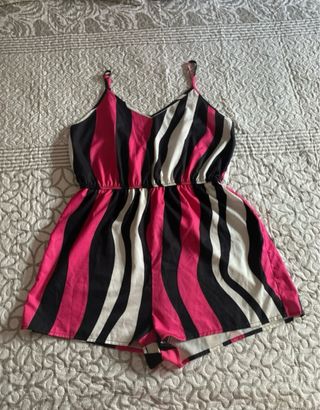 Mono corto mujer rayas