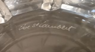 Cubitera Vintage de Cristal marca Val St Lambert