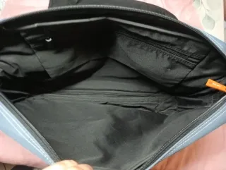 Bolso Delsey Negro y Naranja Multiusos