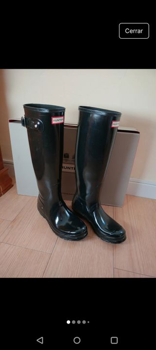 Botas Hunter Negras Talla 39