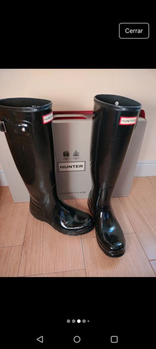 Botas Hunter Negras Talla 39