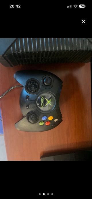 Xbox Clásica Negra con Mando