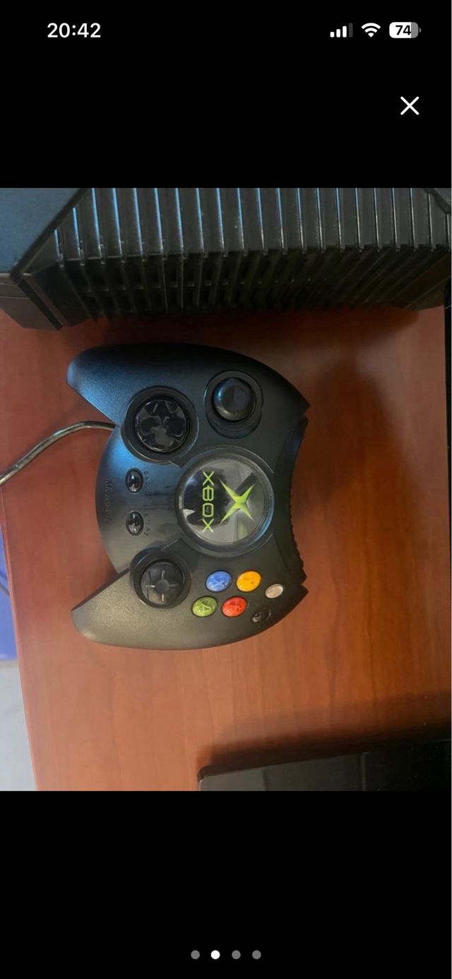 Xbox Clásica Negra con Mando