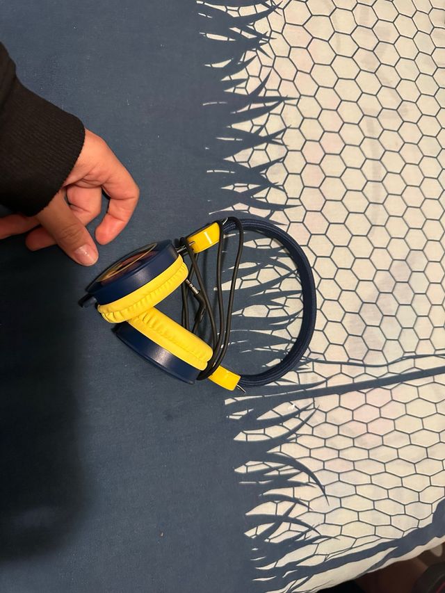 Cascos Batman Azul y Amarillo