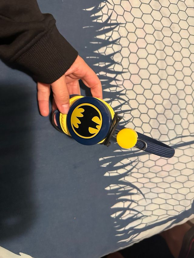 Cascos Batman Azul y Amarillo