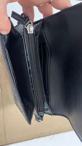 Carpisa Borsa Nuova Serpente Nero/Blu