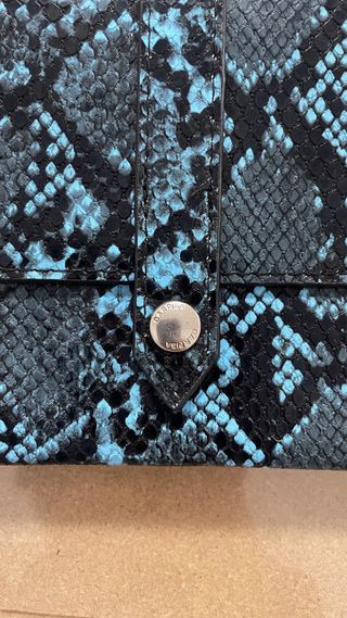 Carpisa Borsa Nuova Serpente Nero/Blu