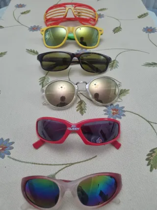 Lote 6 Gafas de Sol Espejadas Varias Marcas