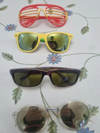 Lote 6 Gafas de Sol Espejadas Varias Marcas