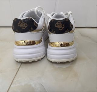 Scarpe Guess Bianche e Oro
