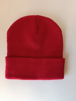 Cappello rosso ricamato LA