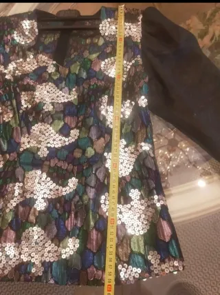 Blusa fiesta lentejuelas mujer talla 40