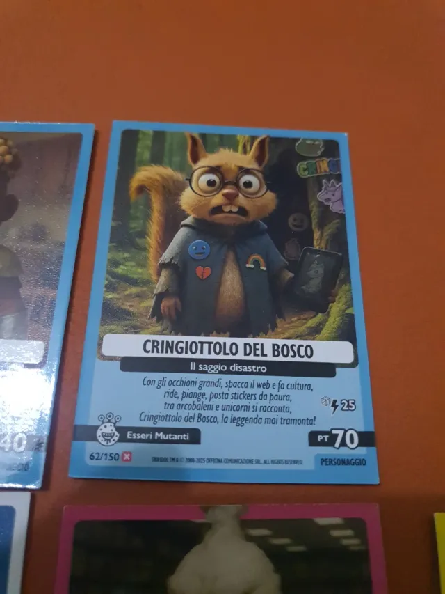 Coleta de Cartas de Personagens de Desenhos Animados