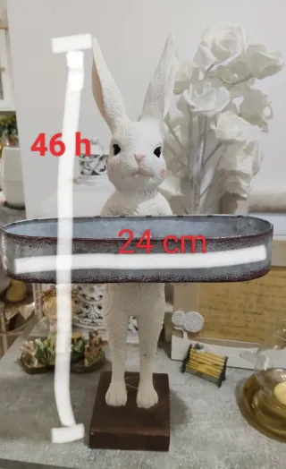 Statuine coniglietto in ceramica