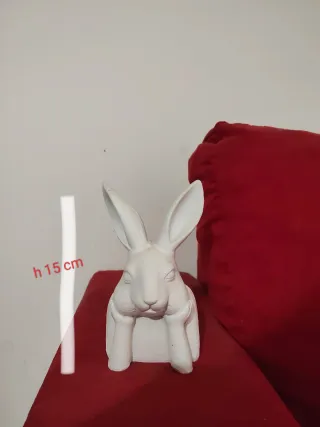 Statuine coniglietto in ceramica