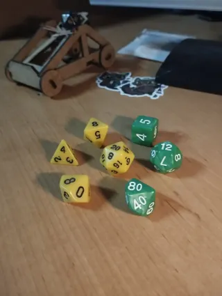 Set de dados poliédricos D&D