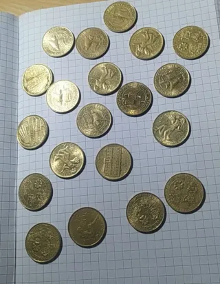 Lotto vecchie monete commemorative