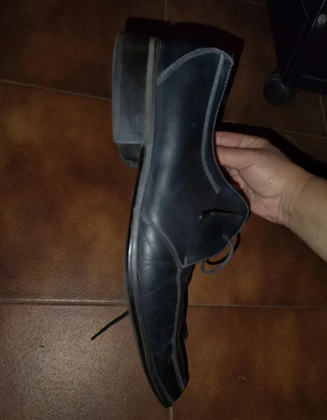 2 paia di scarpe eleganti Green Coast nere 43 e 44