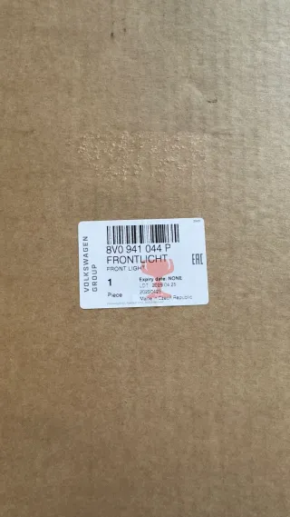 Faro Audi A3 derecho