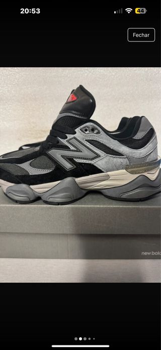 Tênis New Balance 9060 Preto e Cinza