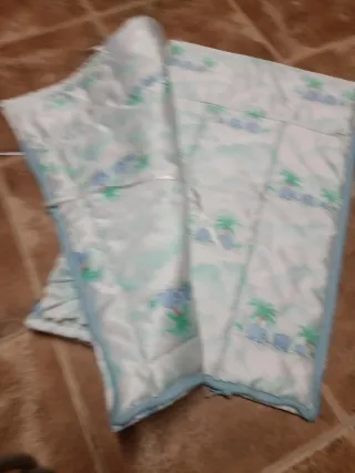 Saco bebé elefantes y palmeras