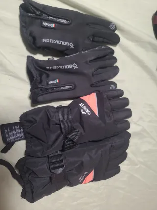 Guantes de Invierno GOLOVEYJOY Negros y grivit