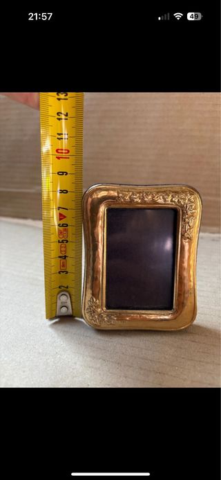 Cornice vintage argento