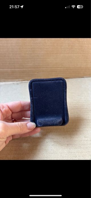 Cornice vintage argento