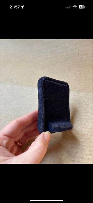 Cornice vintage argento