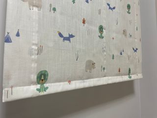 Cortinas infantiles tela sistema cadeneta