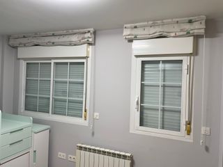 Cortinas infantiles tela sistema cadeneta