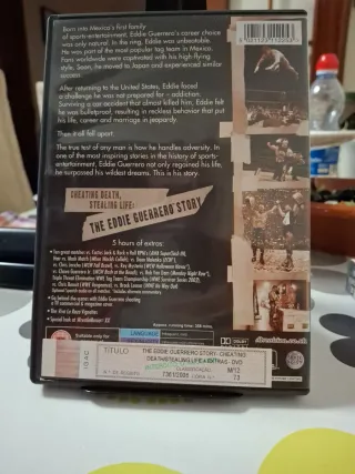 DVD WWE Eddie Guerrero Story - Cheating Death