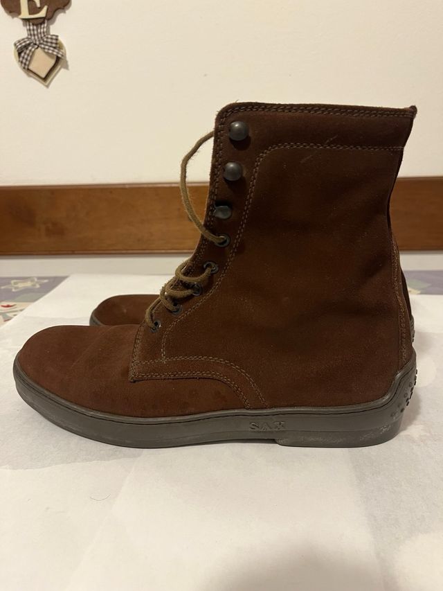 Stivaletti SAX uomo marroni stringati