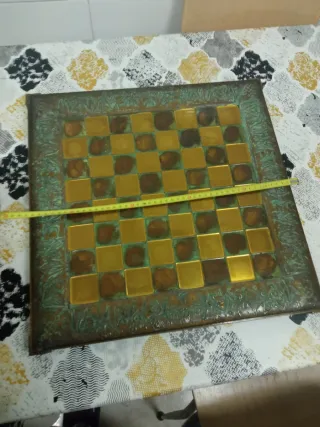 ajedrez de bronce
