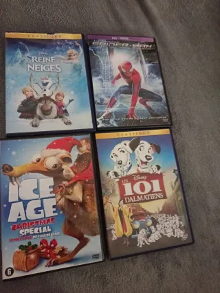 Lote 4 Películas DVD Infantil (Francés)