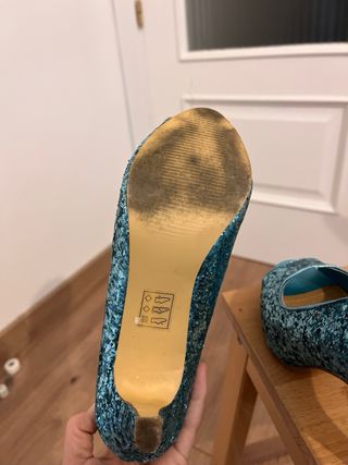 Zapatos tacón fiesta Silvia Kelvin talla 36