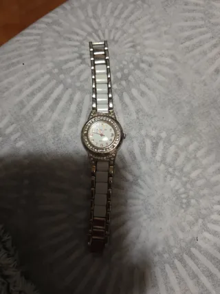 Reloj Michael Kors Mujer Plata y Blanco