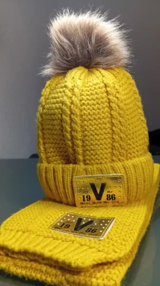 Set berretto e sciarpa per bambini