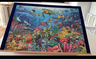 Soporte para puzzles de madera