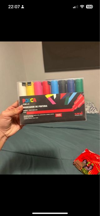 Set 8 Rotuladores Posca PC-5M Sin Usar