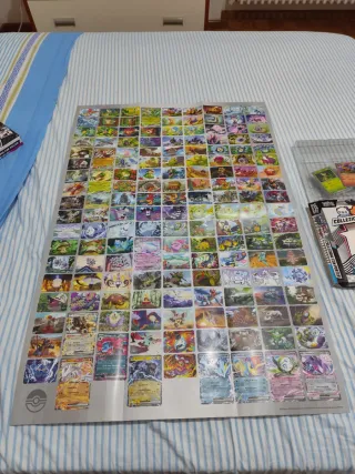 Pokemon 3 carte olo.piu poster Reshiram,zekrom