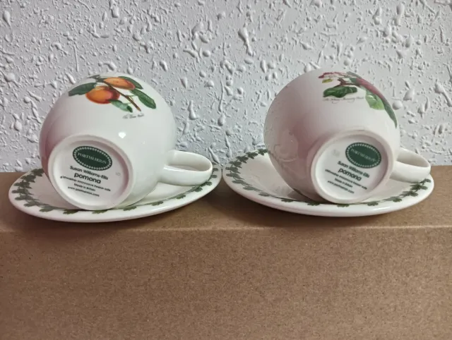 Tazas de café espresso Portmeirion Pomona.