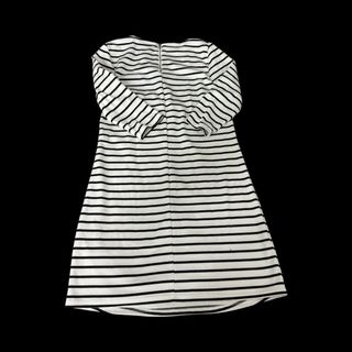 Vestito donna ONLY a righe bianco e nero taglia M