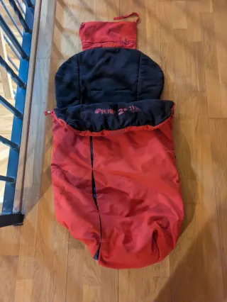 Saco Silla Paseo Rojo y Negro